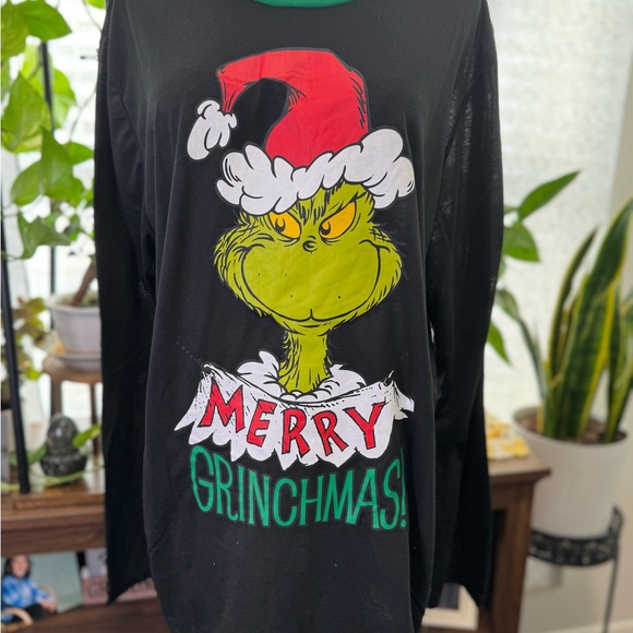 Dr. Seuss Other - Dr. Seuss Black Grinch Pajama Top